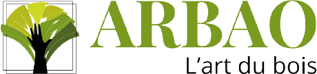 ARBAO L'art du bois : Votre Expert en Menuiserie Bois Logo ARBAO L'art du bois : arbre stylisé avec tronc en forme de main et feuillage vert dégradé.